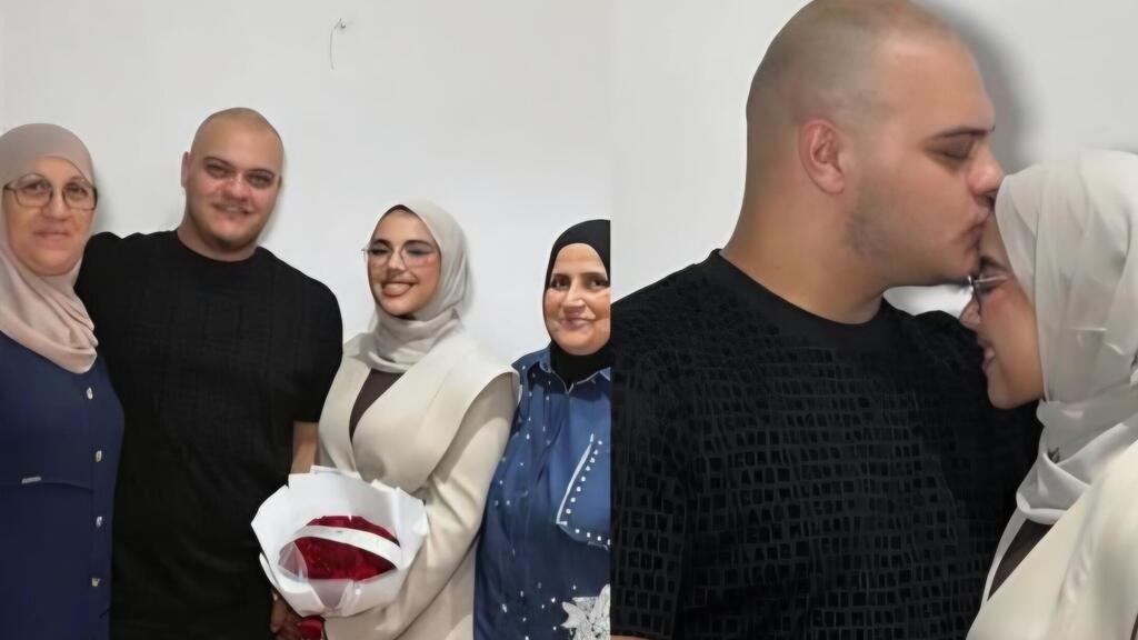 المرحوم عدي شعبان وخطيبته سوار عباس