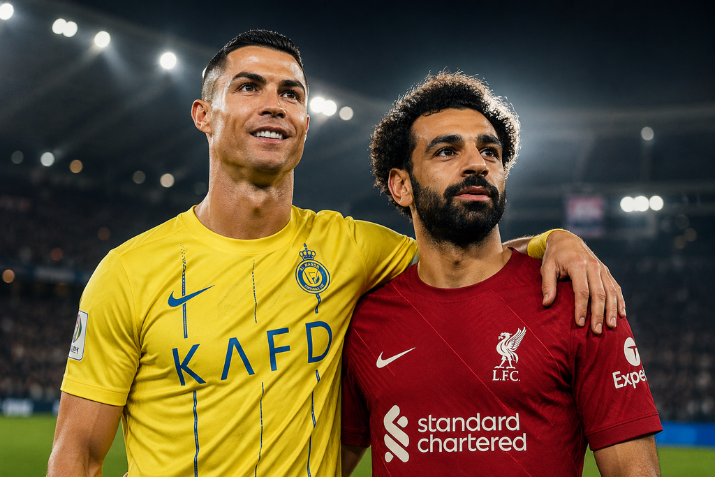 كريستيانو رونالدو ومحمد صلاح