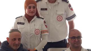 الطاقم مع المريض