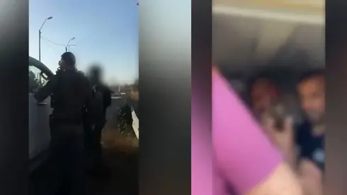 اعتقال سائق و8 عمال فلسطينيين كانوا مخبئين داخل صندوق سيارة