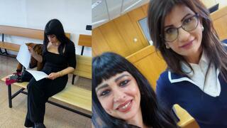 ميساء عبد الهادي والمحامية عبير بكر