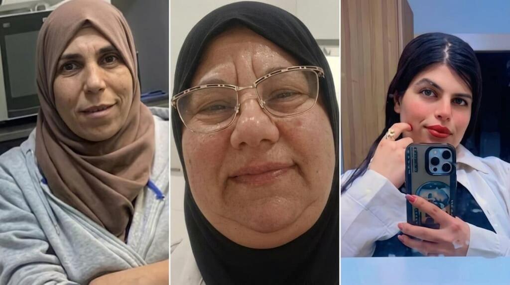 ضحايا حادث الزرازير سناء طه، علا قدح زعبي ورنين طه من كفرمندا