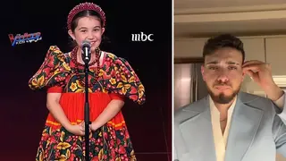 طفلة أردنية روسية تخطف الأضواء في "ذا فويس كيدز" بأغنية "كالينكا"