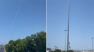 التصدي لصواريخ من لبنان