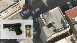 ضبط مسدس في الناصرة