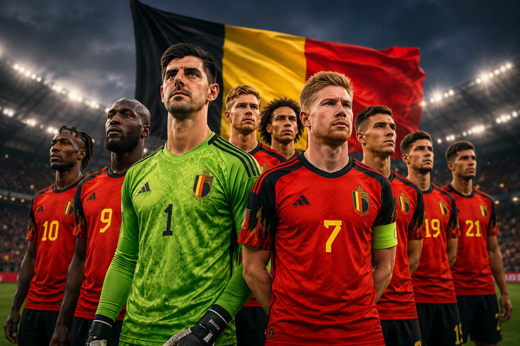 كورتوا ودي بروين يقودان بلجيكا في مونديال 2026