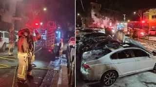 حيفا: احتراق 3 مركبات قرب مبنى سكني دون إصابات