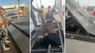 ضبط 8 فلسطينيين عند معبر رنتيس