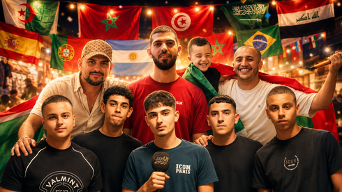 البلدات العربية ترتدي ألوان المونديال