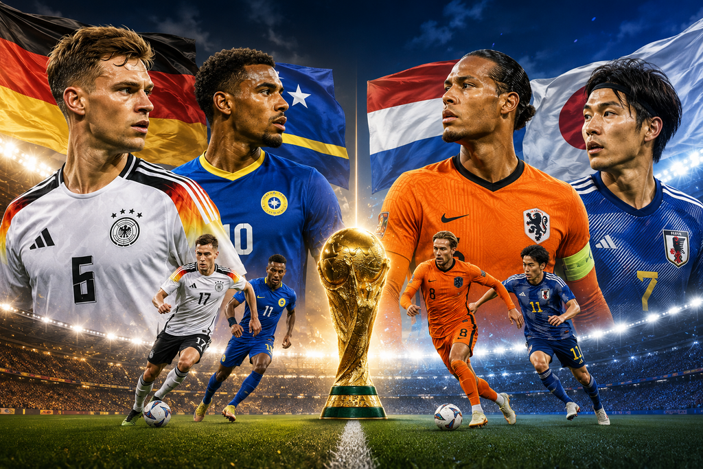 ألمانيا وهولندا تدشنان مشوارهما في مونديال 2026 بمواجهتين من العيار الثقيل (AI) ألمانيا وهولندا تدشنان مشوارهما في مونديال 2026 بمواجهتين من العيار الثقيل