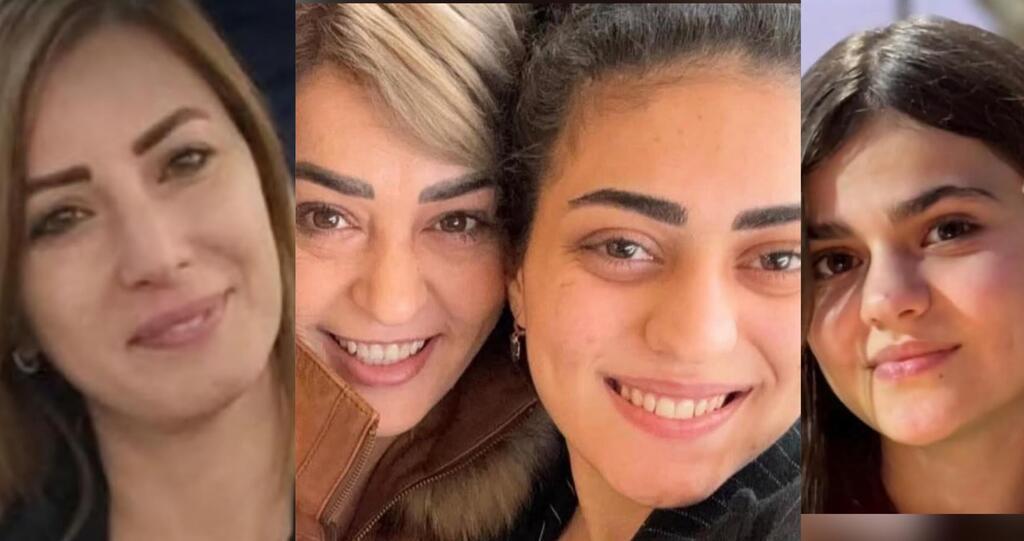 الضحايا حلا وشذى ووالدتهما منار وقريبة العائلة منار خطيب (وفق البند 27 أ من قانون الحقوق الأدبية (2007)) الضحايا حلا وشذى ووالدتهما منار وقريبة العائلة منار خطيب