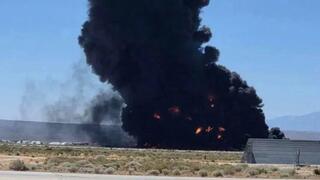 تحطم قاذفة "B-52" في كاليفورنيا