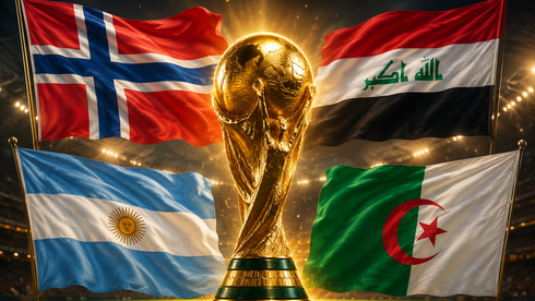 الاند يقود النرويج لاكتساح العراق وميسي يوقع على ثلاثية تاريخية للأرجنتين في شباك الجزائر