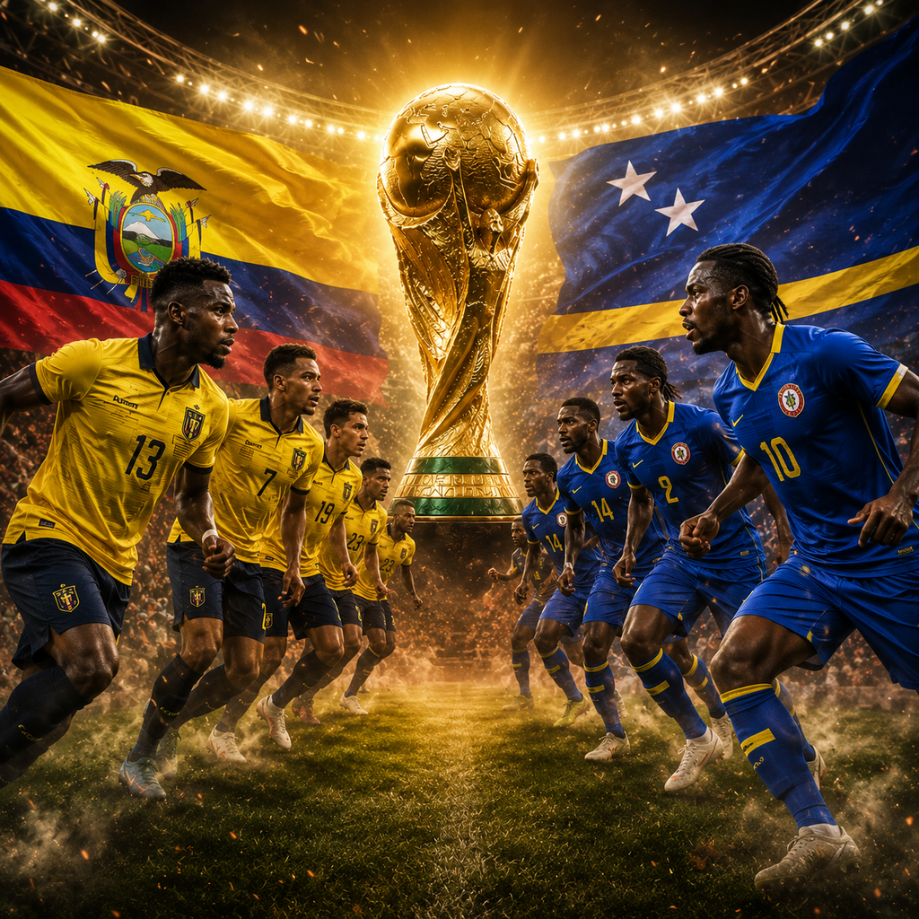 مونديال 2026| منتخب كورساو ومنتخب اكوادور (AI ) مونديال 2026| منتخب اكوادور ومنتخب كورساو