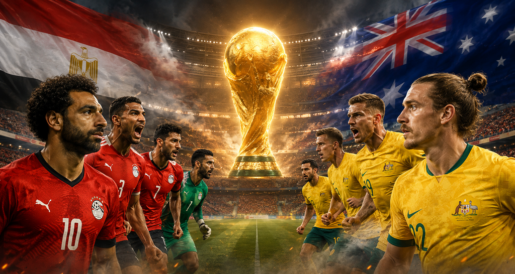 انطلاق مواجهة مصر وأستراليا (AI) انطلاق مواجهة مصر وأستراليا