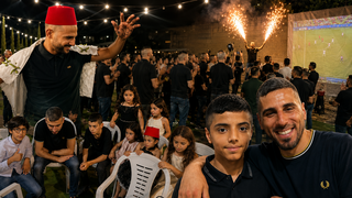  حفل حناء عريس في كفر قرع يتحول إلى مدرج لمباراة المغرب وفرنسا