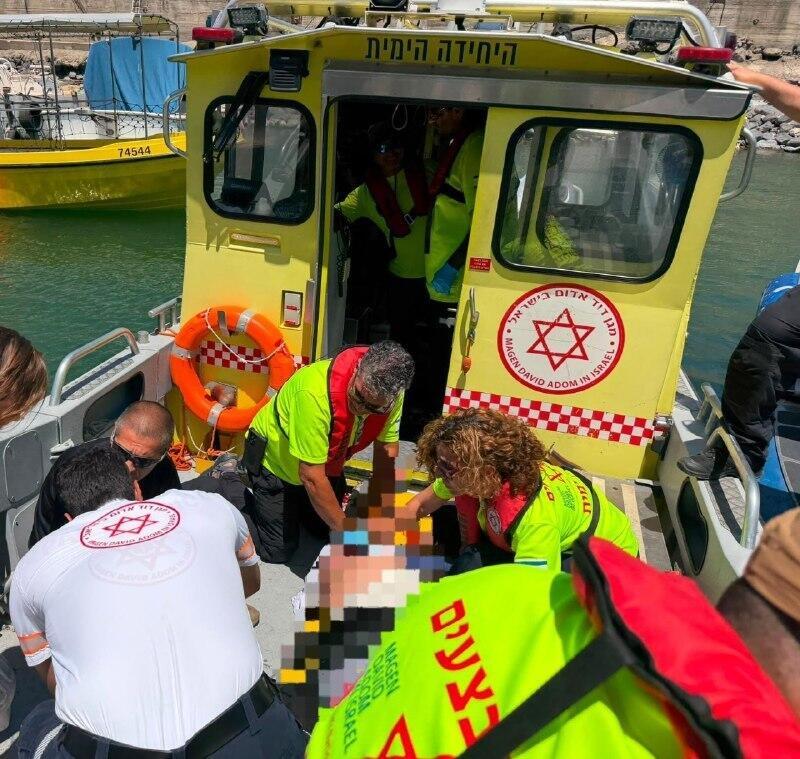 حادث في بحيرة طبريا (نجمة داوود الحمراء) حادث في بحيرة طبريا