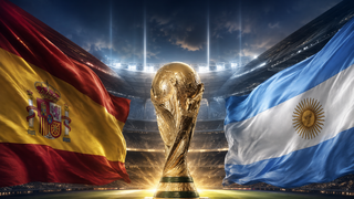 نهائي كأس العالم بين الأرجنتين وإسبانيا