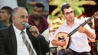 من اليمين : توفيق غدير وموسى حافظ