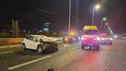 حادث طرق مروع على شارع 25