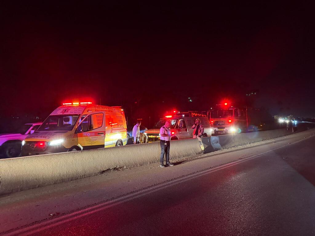 حادث دهس على شارع 25 في النقب (نجمة داوود الحمراء) حادث دهس على شارع 25 في النقب
