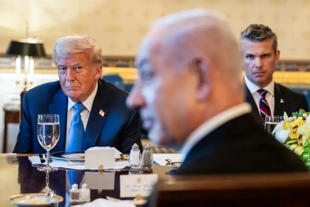 الرئيس الأميركي دونالد ترامب ورئيس الوزراء الاسرائيلي بنيامين نتنياهو (البيت الأبيض) الرئيس الأميركي دونالد ترامب ورئيس الوزراء الاسرائيلي بنيامين نتنياهو