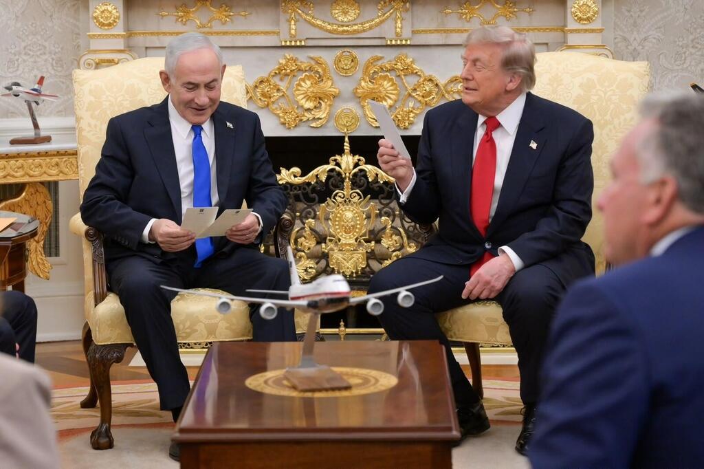 نتنياهو في البيت الأبيض - نتنياهو ترامب