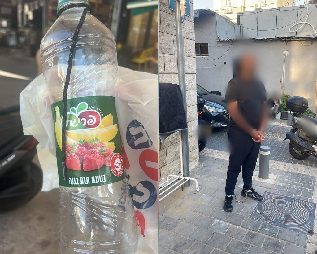 تهديد عند مدخل مطعم في تل أبيب ينتهي باعتقال مشتبه (الشرطة) تهديد عند مدخل مطعم في تل أبيب ينتهي باعتقال مشتبه