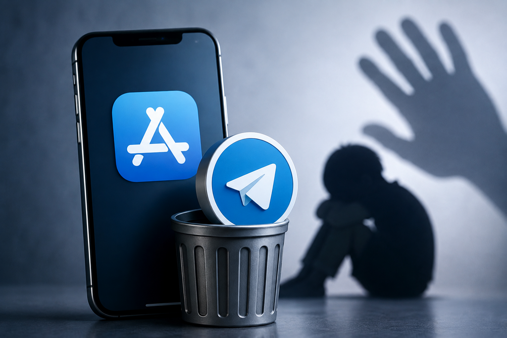 آبل تحذف "تلغرام" مؤقتًا من متجر التطبيقات (AI) آبل تحذف "تلغرام" مؤقتًا من متجر التطبيقات