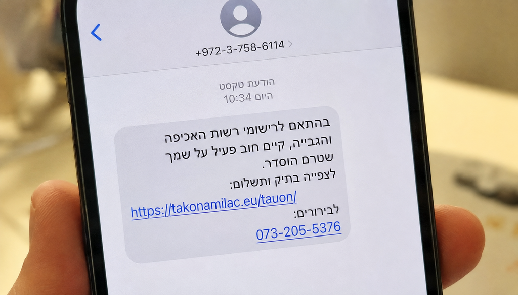 رسائل تطالب بسداد "ديون" مزعومة باسم سلطة الجباية (AI) رسائل تطالب بسداد "ديون" مزعومة باسم سلطة الجباية