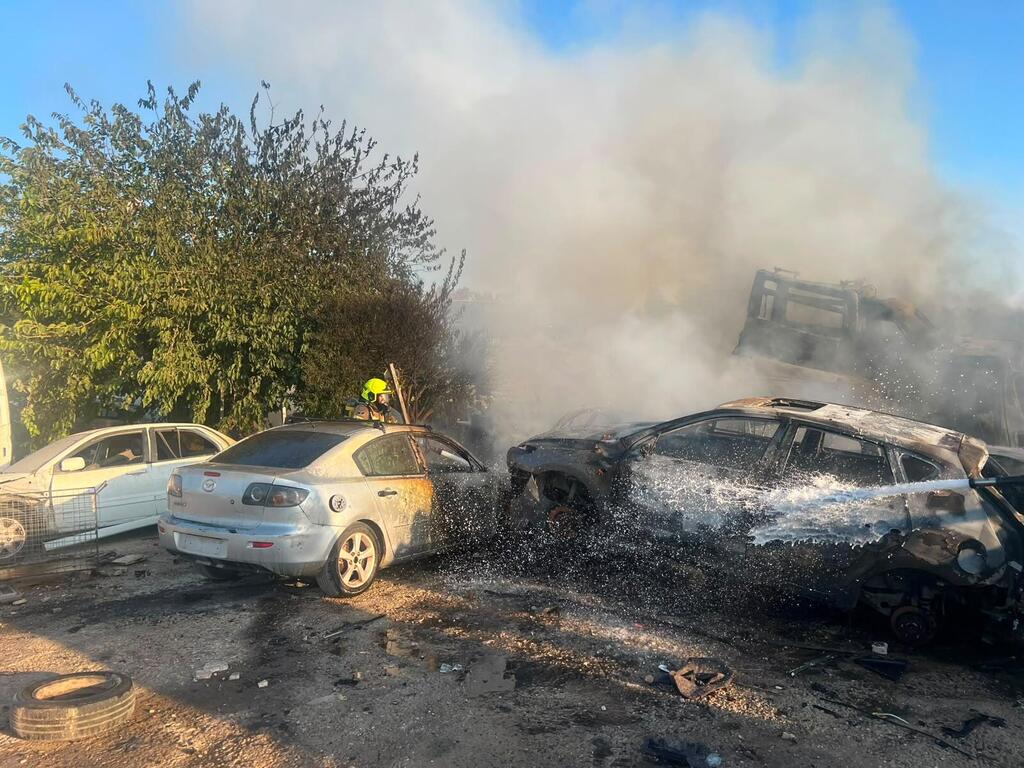 حريق في جديدة المكر (الإطفاء والإنقاذ) حريق في جديدة المكر