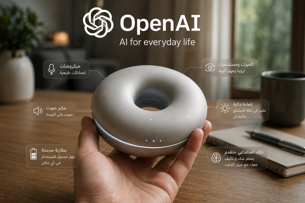 OpenAI تستعد لإطلاق أول جهاز ذكاء اصطناعي خاص بها بسعر يصل إلى 400 دولار (.) OpenAI تستعد لإطلاق أول جهاز ذكاء اصطناعي خاص بها بسعر يصل إلى 400 دولار
