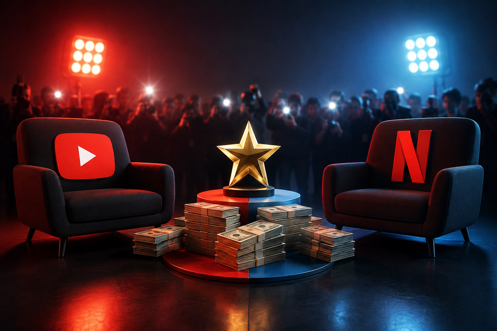 يوتيوب يدخل مواجهة مفتوحة مع نتفليكس (AI) يوتيوب يدخل مواجهة مفتوحة مع نتفليكس