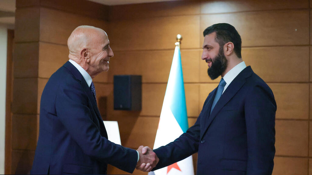  توم باراك مع الرئيس السوري أحمد الشرع