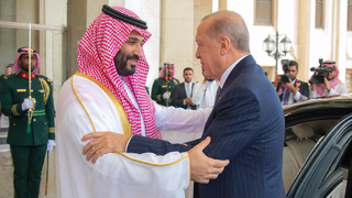 الرئيس التركي رجب طيب أردوغان وولي العهد السعودي محمد بن سلمان
