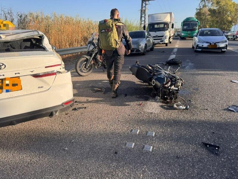 يوم دامٍ على الشوارع: موقع الحادث قرب كريات آتا 