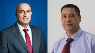 من اليمين: منير وحاتم شبلي