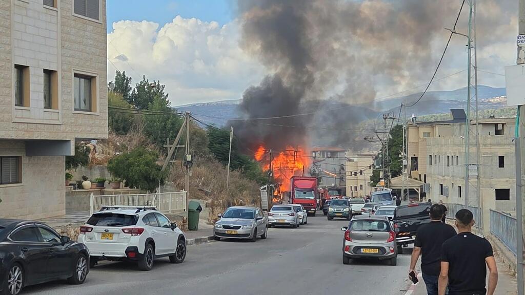 حريق بمبنى في عرابة (راديو الناس) حريق بمبنى في عرابة