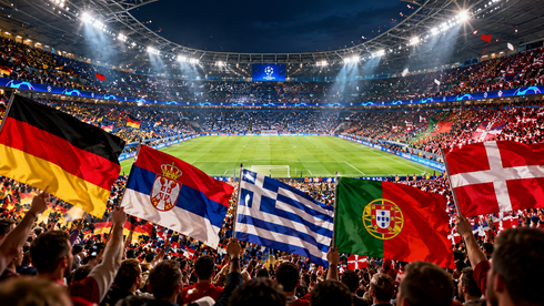 دوري الأمم الأوروبية - أعلام أوروبا