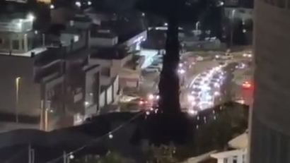 إلقاء قنبلة بواسطة طائرة مسيرة على مصلحة تجارية في يافة الناصرة