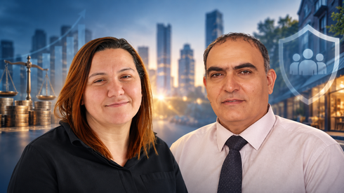 من اليمين ساهر بركة فداء شحادة