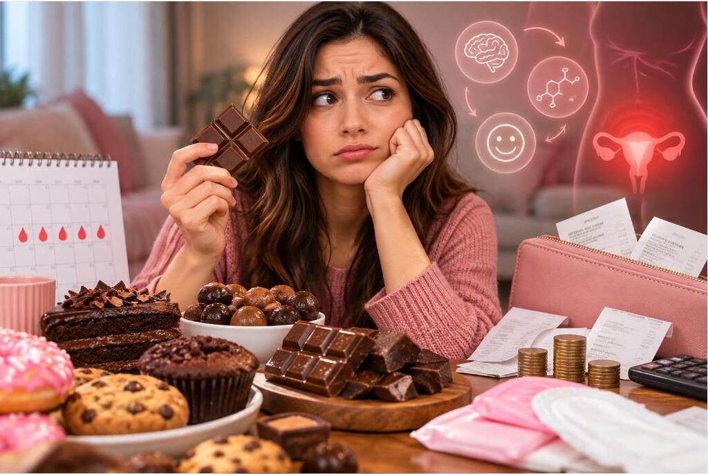 لماذا تشتهي النساء الشوكولاتة بشدة قبل الدورة الشهرية؟ أخصائية تغذية تكشف الأسباب وما يجب تناوله! (راديو الناس) لماذا تشتهي النساء الشوكولاتة بشدة قبل الدورة الشهرية؟ أخصائية تغذية تكشف الأسباب وما يجب تناوله!