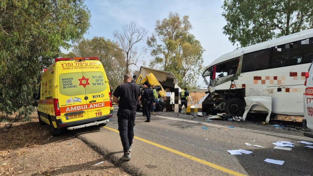 حادث طرق على شارع 91 قرب محنايم شمالي البلاد